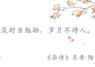 珍惜时间的古诗,品味珍惜时间的诗意篇章